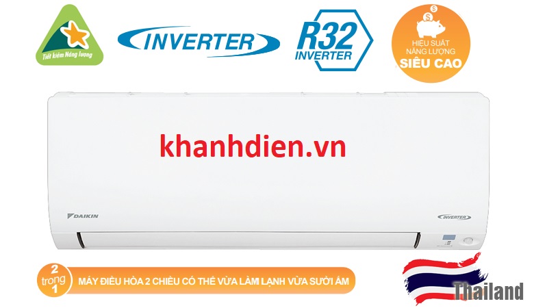 Điều hòa Daikin 18000 BTU 2 chiều inverter FTXV50QVMV