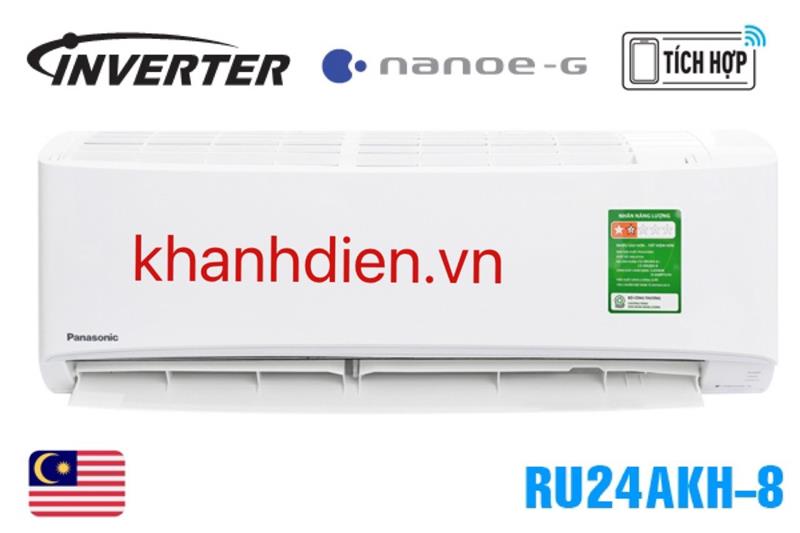 Điều hòa Panasonic 1 chiều inverter 24.000BTU RU24AKH-8 