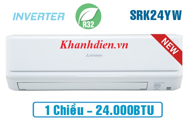 Điều hòa Mitsubishi Heavy 1 chiều 24000 BTU Inverter SRK/SRC24YW-W5