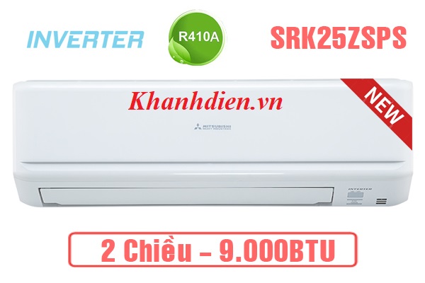 Điều hòa Mitsubishi Heavy 2 chiều 9000 BTU Inverter SRK/SRC25ZSPS-W5