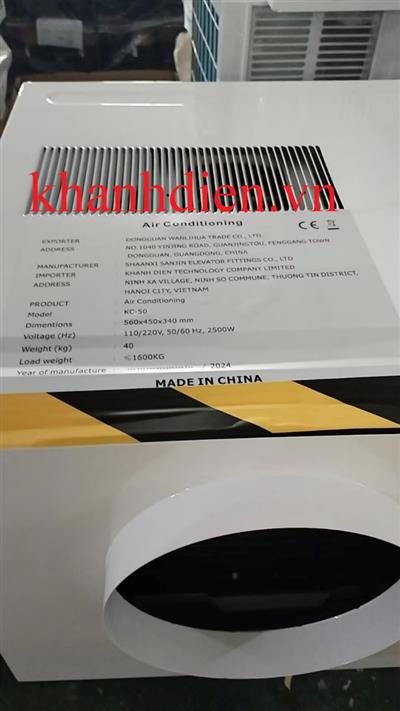 Điều hòa không khí dùng cho thang máy dân dụng SANJIN KC-50