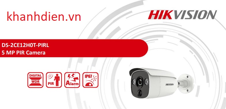 Camera HIKVISION DS-2CE12H0T-PIRL